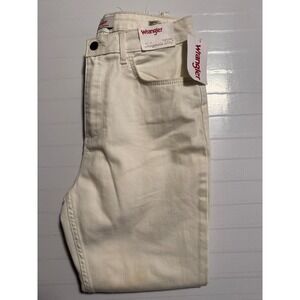 Wrangler‎ High Rise Unforgettable Skinny Jeans Womens 10 Off White 112315093 NWT